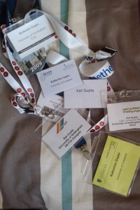 collection of name tags