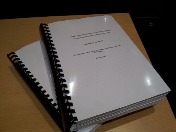 University of london thesis binding